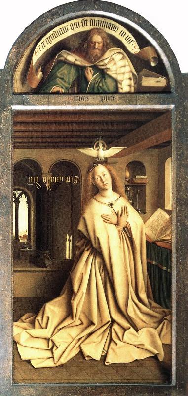 EYCK, Jan van Mary of the Annunciation